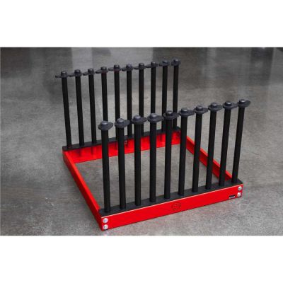 EQLEWR918 image(0) - Equalizer Industries 9 Slot Windshield Rack with 18" Masts