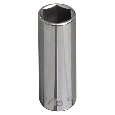 KLE65708 image(0) - Klein Tools 7/8-Inch Standard 12-Point Socket, 3/8-Inch Drive