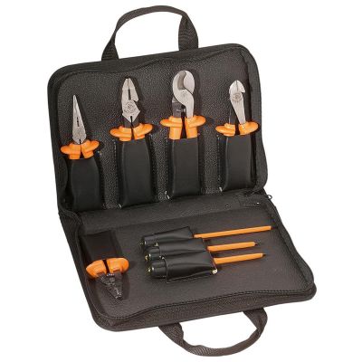 KLE33526 image(0) - Klein Tools Basic 1000V Insulated Tool Kit, 1000-Volt, 8-Piece
