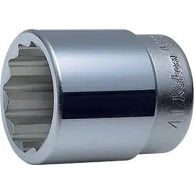 KKN8405M-71 image(0) - Ko-ken USA 8405M-71 1 Square Drive Socket 71 mm 12 Point Length 88 mm