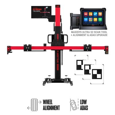 AULIA1000LDWT image(0) - Autel MaxiSys IA1000 LDW Automated ADAS Calibration and Wheel Alignment System With MS Ultra S2