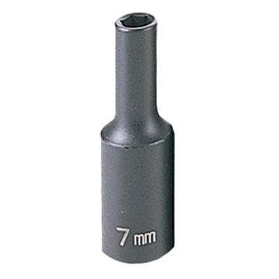 GRE1007MD image(0) - Grey Pneumatic 3/8" Drive x 7mm Deep Socket