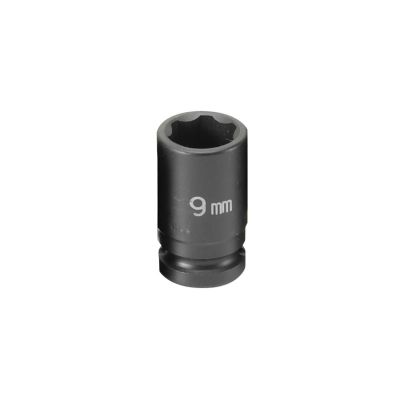 GRE909MS image(0) - Grey Pneumatic 1/4" Surface Drive x 9mm Standard  Socket