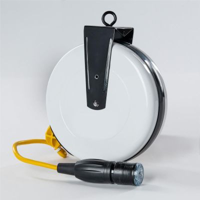 GEN2640-5001 image(0) - SafTlite by General Manufacturing Commercial Power Supply Reel 40 Foot 16/3 Cord with Saf T Lok Outlet 10 Amp