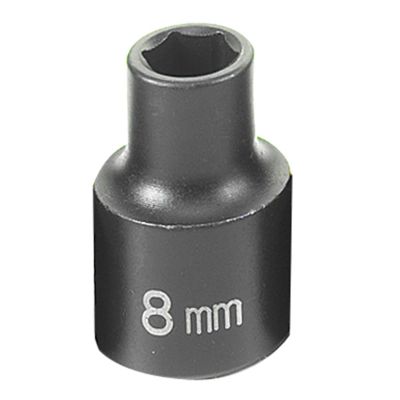GRE1008M image(0) - Grey Pneumatic 3/8" Drive x 8mm Standard Socket