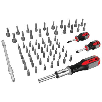 WLMW1784 image(0) - Wilmar Corp. / Performance Tool 66 Piece Screwdriver & Bit Set
