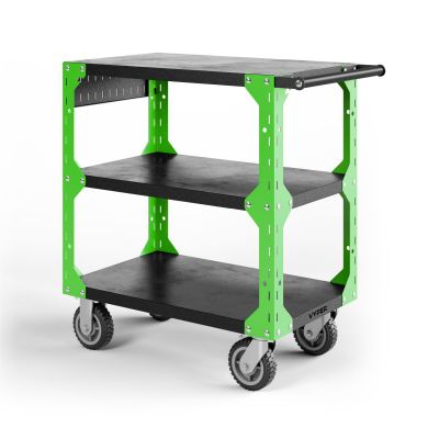 VYPX32-EZG image(0) - Vyper Industrial X32 Series 1250lb Capacity Tool Cart - Extreme Green