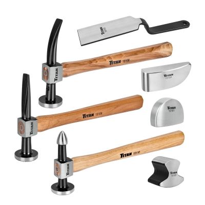 TIT15100 image(0) - TITAN 7 pc. Professional Auto Body Tool Set