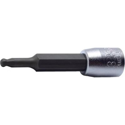 KKN2011M-50-5 image(0) - Ko-ken USA 2011M.50-5 1/4 Square Drive Bit Socket 5 mm BallPoint Hex Length 50 mm