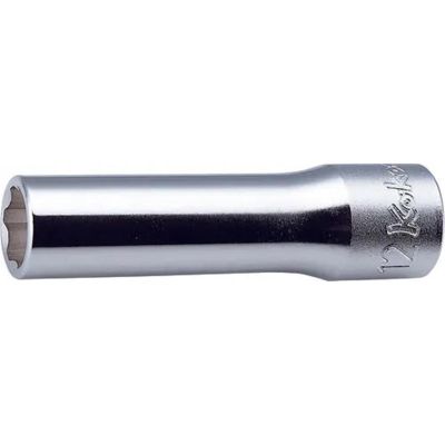 KKN4310M-16 image(0) - Ko-ken USA 4310M-16 1/2 Square Drive Socket 16 mm Surface Length 77 mm