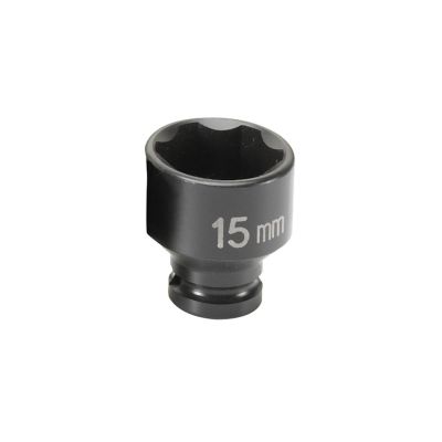 GRE915MS image(0) - Grey Pneumatic 1/4" Surface Drive x 15mm Standard  Socket