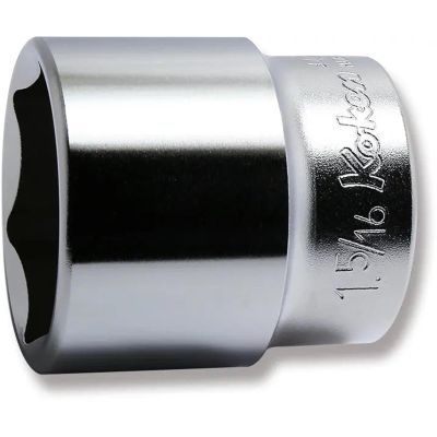 KKN4400A-1-5-16 image(0) - Ko-ken USA 4400A-1.5/16 1/2 Square Drive Socket 1.5/16 6 Point Length 47 mm
