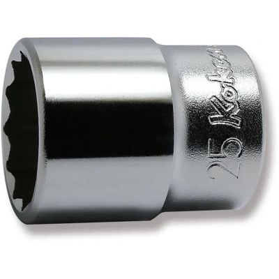 KKN4405M-25 image(0) - Ko-ken USA 4405M-25 1/2 Square Drive Socket 25 mm 12 Point Length 42 mm