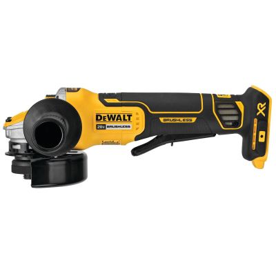 DWTDCG415B image(0) - DEWALT 20V MAX* XR 4-1/2 in. - 5 in. Brushless Cordless Small Angle Grinder with POWER DETECT Tool Technology (Tool Only)