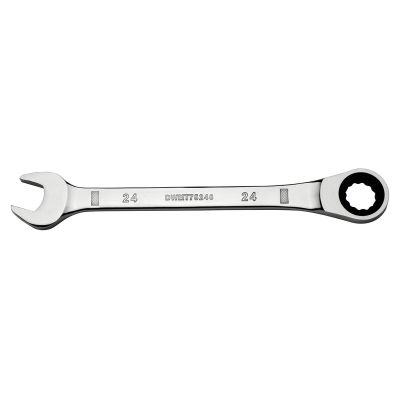 DWTDWMT75246B image(0) - DEWALT Dwmt75246Osp Ratcheting Comb Wrench 24Mm