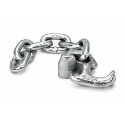 MOC6305 image(0) - Mo-Clamp GM -inchR-inch Hook w/5/16-inch Chain (Silver)