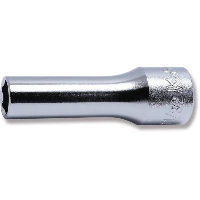 KKN3300A-11-32 image(0) - Ko-ken USA 3300A-11/32 3/8 Square Drive Socket 11/32 6 Point Length 55 mm