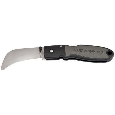 KLE44007 image(0) - Klein Tools Lightweight Lockback Knife 2-1/2-Inch Coping Blade, Silver Handle