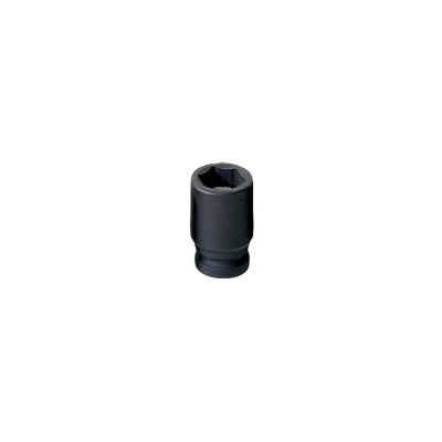 GRE912RG image(0) - Grey Pneumatic 1/4" Drive x 3/8" Magnetic Standard Socket