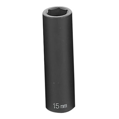 GRE2015MD image(0) - Grey Pneumatic 1/2" Drive x 15mm Deep  Socket