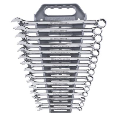 KDT81902 image(0) - GearWrench 15 Piece 12 Point Long Pattern Combination Metric Wrench Set