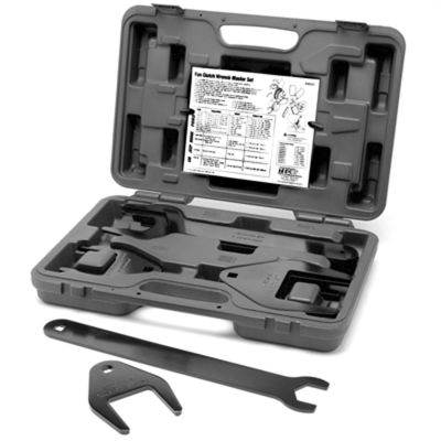 WLMW89400 image(0) - Wilmar Corp. / Performance Tool 10 Piece Fan Clutch Wrench Set