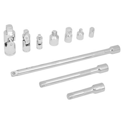 WLMW30938 image(0) - Wilmar Corp. / Performance Tool 10 Piece Drive Accessory Set