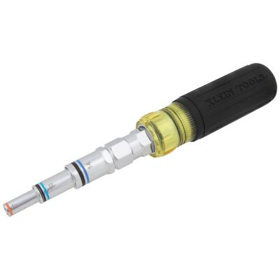 KLE32910 image(0) - Klein Tools 7-in-1 Impact Rated Flip Socket Set with Handle
