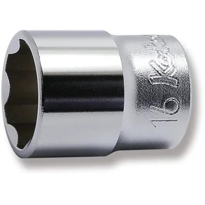 KKN3410M-16 image(0) - Ko-ken USA 3410M-16 3/8 Square Drive Socket 16 mm Surface Length 28 mm