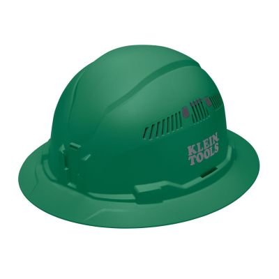 KLE60931 image(0) - Klein Tools Hard Hat, Vented, Full Brim Style, High Visibility Orange
