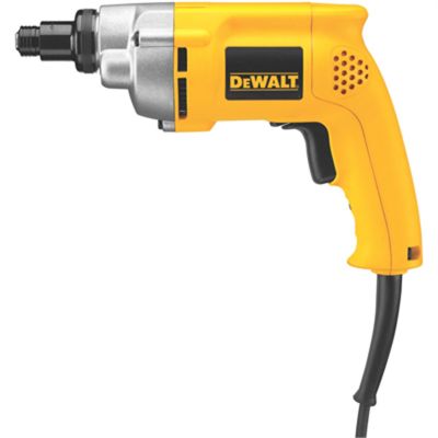 DWTDW281 image(0) - DeWalt Screw Gun, Variable-Speed Reversible, Positive Clutch, 6.5-amp