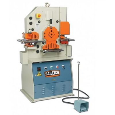 BLI1007792 image(0) - Baileigh SW-503 - 220V 3 Phase 50 Ton 5 Station Ironworker
