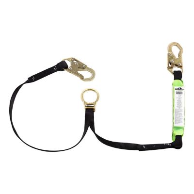 SRWV8104356 image(0) - PeakWorks Shock Absorbing Lanyards - Tear Pack 1&rdquo; Webbing -  Single Leg - Weight Capacity 130 to 310 Lbs - 6'
