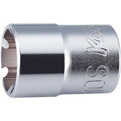 KKN3400LH-10S image(0) - Ko-ken USA 3400LH-10S 3/8 Square Drive Socket 10S Length 26 mm