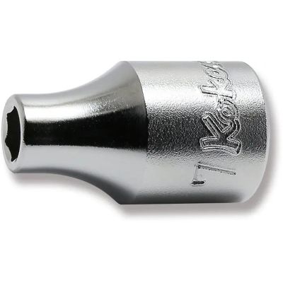 KKN4400M-7 image(0) - Ko-ken USA 4400M-7 1/2 Square Drive Socket 7 mm 6 Point Length 36 mm