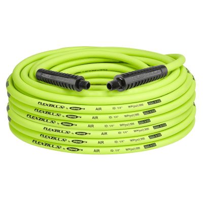 LEGHFZ14100YW2 image(0) - Legacy Manufacturing Flexzilla Air Hose, 1/4" x 100', 1/4" MNPT Fittings