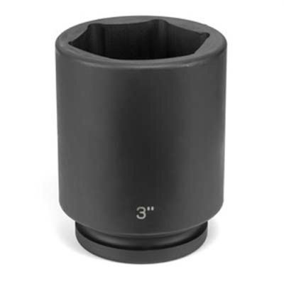 GRE4124D image(0) - Grey Pneumatic 1" Drive x 3-7/8" Deep Socket