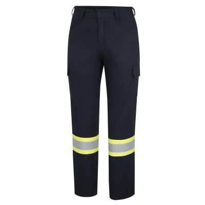 OBRZFJ219-44X34 image(0) - OBERON Cargo Pants - Hi-Vis FR/Arc-Rated 7.5 oz  88/12 - StarTech Tape - Navy - Size: 44X34