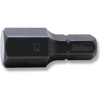 KKN100H-32-12 image(0) - Ko-ken USA 100H.32-12 5/16 Hex Drive Bit 12 mm Hex Length 32 mm