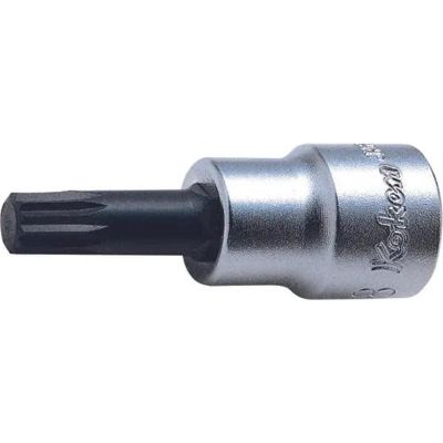 KKN3020-50-M6 image(0) - Ko-ken USA 3020.50-M6 3/8 Square Drive Bit Socket XZN M6 Triple Square Length 50 mm