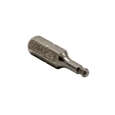 VIMVI104BH3A image(0) - VIM Tools 7/64 Inch Ball Hex Bit 1/4 Inch Hex Drive X 1 Inch Long