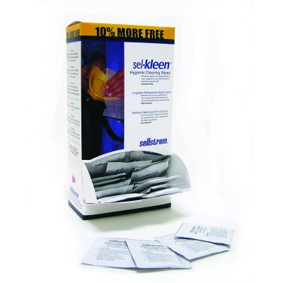 SRWS22185 image(0) - Sellstrom Sel-Kleen Pre-moistened non-alcohol based equipment cleaning towelettes