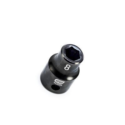 KDT84309N image(0) - GEARWRENCH 3/8 Inch Drive 6 Point Standard Impact Metric Socket 8mm