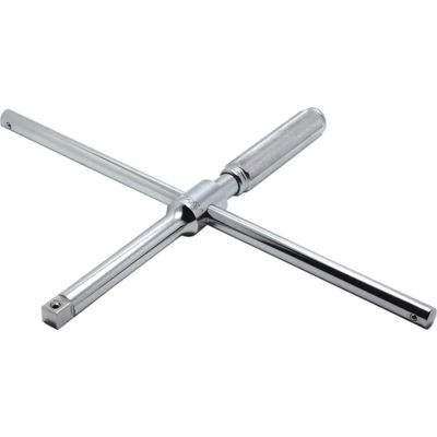 KKN4711X image(0) - Ko-ken USA 4711X T Handle 1/2 Square Length 280 x 350 mm Sliding Bar Free Turn Grip