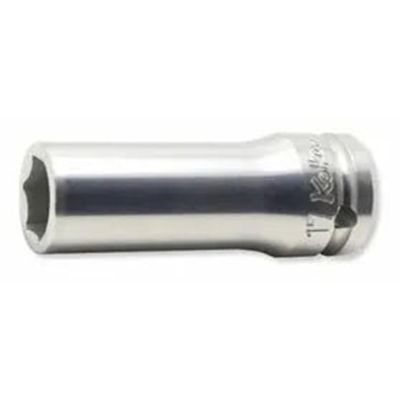 KKNAN14300-19 image(0) - Ko-ken USA AN14300-19 1/2 Square Drive Aluminum Wheel Nut Socket 19 mm 6 Point