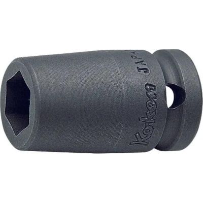 KKN12460MG-14 image(0) - Ko-ken USA 12460MG-14 1/4 Square Drive Socket 14 mm 6 Point Length 30 mm Self-Tapping Screw Magnet