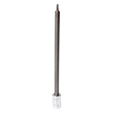 MAY16613 image(0) - Mayhew Mayhew T10 Torx&reg; Long Insert Socket Bit, 1/4-Inch Drive