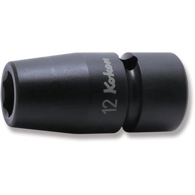 KKNNV14400-12 image(0) - Ko-ken USA NV14400-12 1/2 Square Drive Socket 12 mm 6 Point 54 mm Sleeve Drive