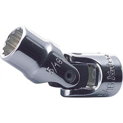 KKNAS2445A-5-16 image(0) - Ko-ken USA AS2445A-5/16 1/4 Square Drive Universal Socket 5/16 12 Point 34.6 mm Aerospace