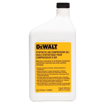 DWTD55001 image(0) - DEWALT Compressor Oil, 1-Quart